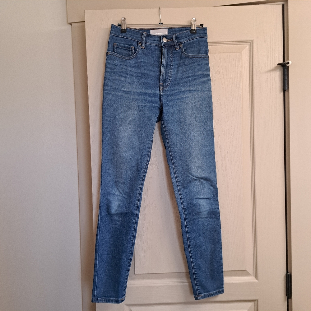 Womens Everlane skinny jeansSize 26 Good used condition Blue jeans